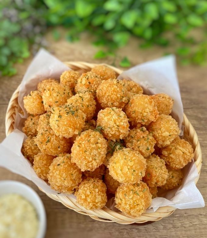 Foto resep Crispy Cheese Potato balls - bola bola kentang keju