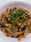 Sedanini di lenticchie con pesto di barba di finocchio a modo mio