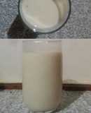 Kéfir o Yogur búlgaro de plátano, pera y manzana