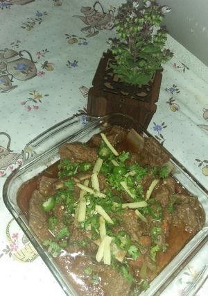 A picture of Chatpata Gosht.