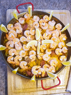 A picture of Paella.