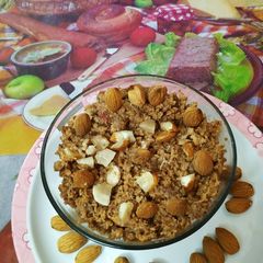 A picture of Sindhi sweet dish khoya.