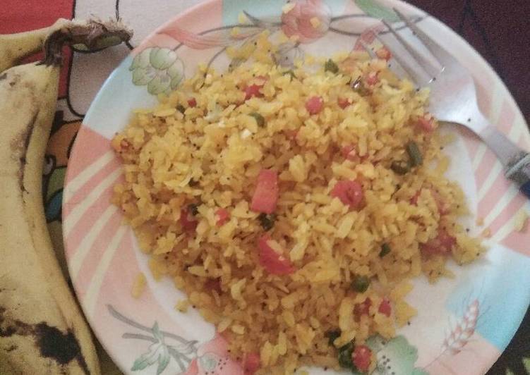 Simple Way to Prepare Speedy Chatpta Vegetable Poha