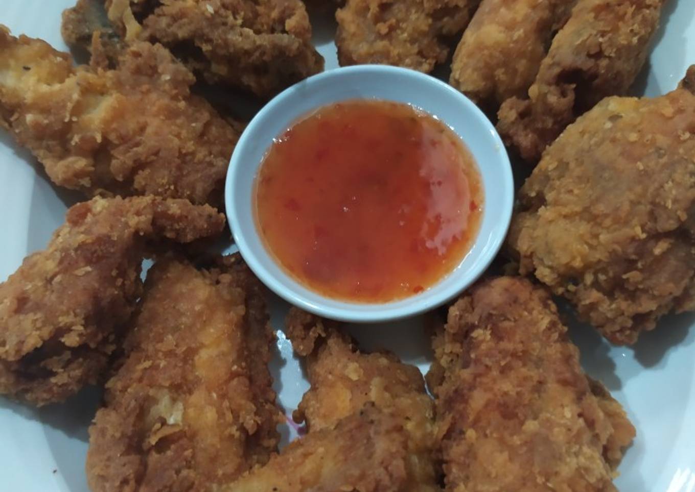 Ayam goreng krispy saus thai