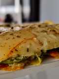 TORTILLA ZUCCHINI🥒🥕Forrada con Queso🧀Colby Jack...!