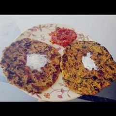 Makke ki bedmi roti A picture of Makke ki bedmi roti.