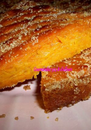 Une photo de GÂTEAU de PATATE DOUCE