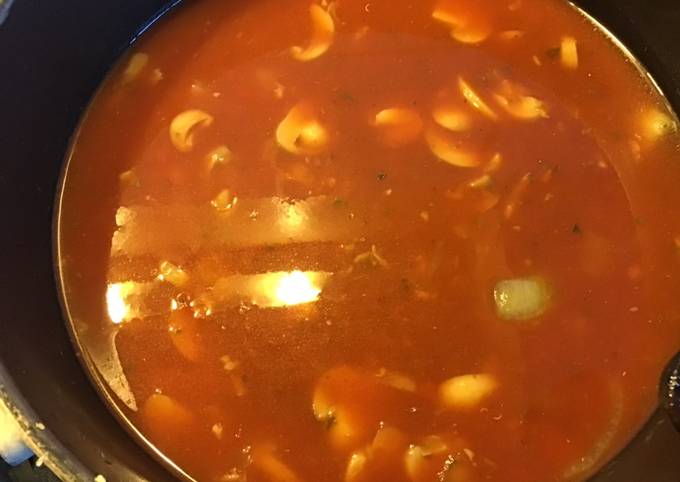 Soupe tomate online champignon