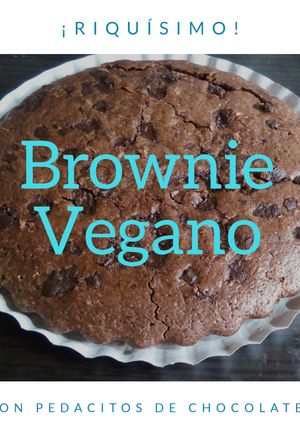 Una foto de Brownie vegan💜