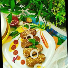 A picture of #Tiffin box Potato Roll.