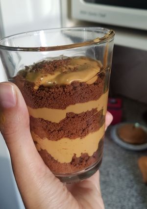 Una foto de Chocotorta en vasitos