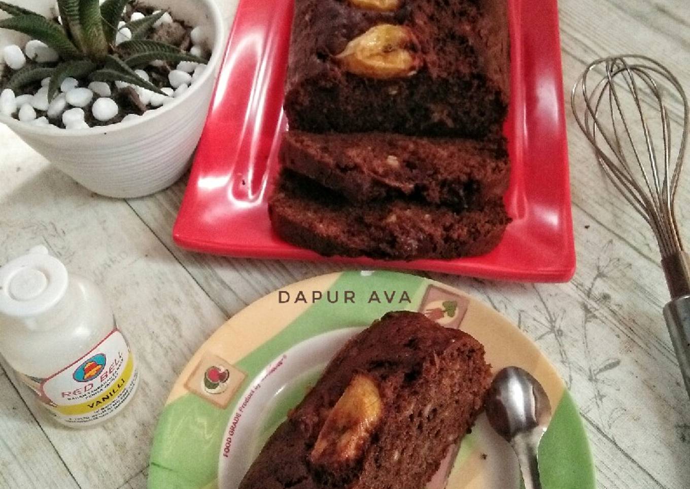 Choco Banana Brownies