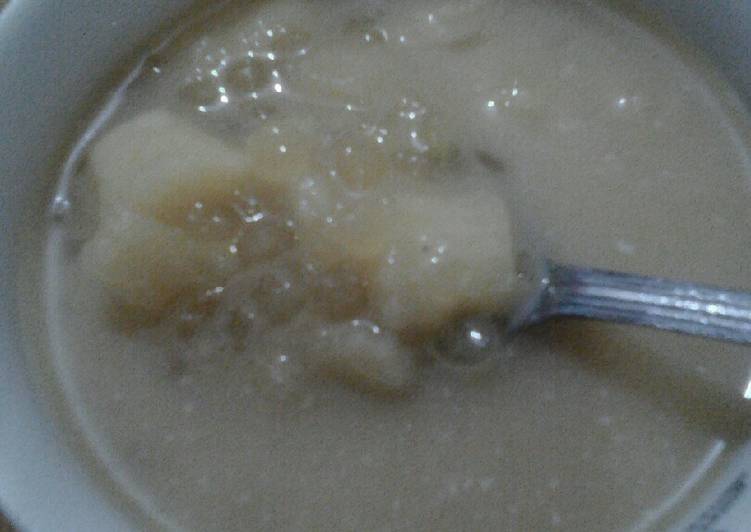 Kolak Mutiara dan singkong