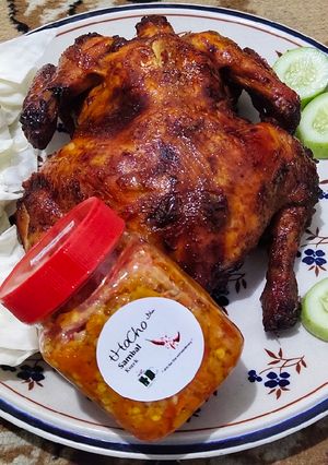 Foto resep Ayam Panggang oven with sambal korek