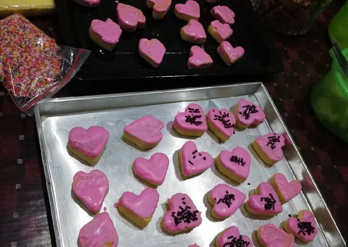 Ternyata ini loh! Bagaimana cara buat Kue kering simple Love yang enak