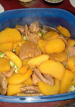 Foto resep Kentang Masak Daging Kecap