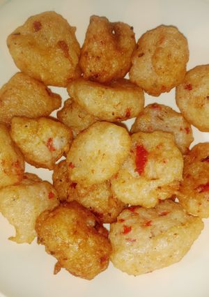A picture of Water Yam Cake (Ojojo).