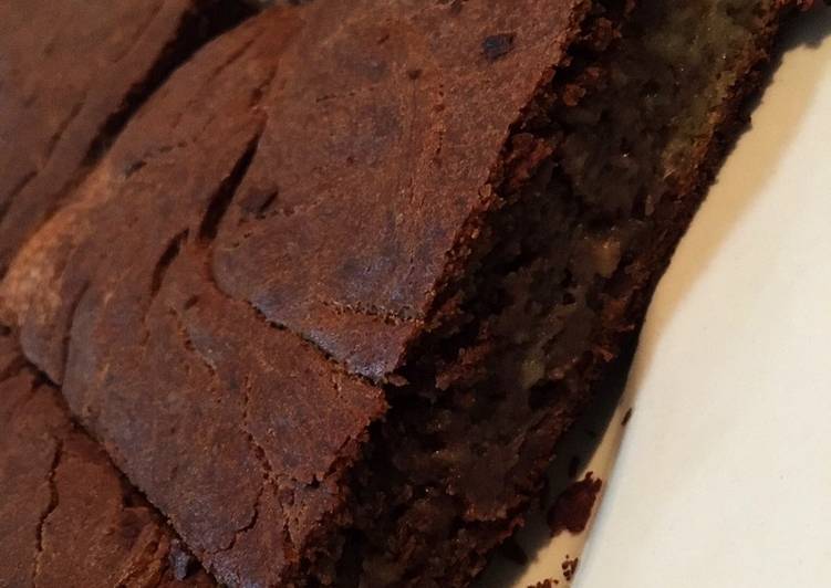 Pan de plátano marmoleado sin gluten