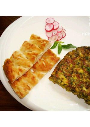 عکسی از دستور کوکوی شوید باقالی
