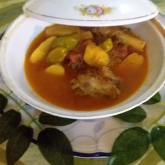 A picture of Arvi gosht.