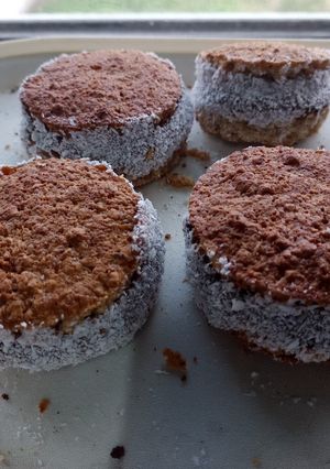 Una foto de Alfajores de avena