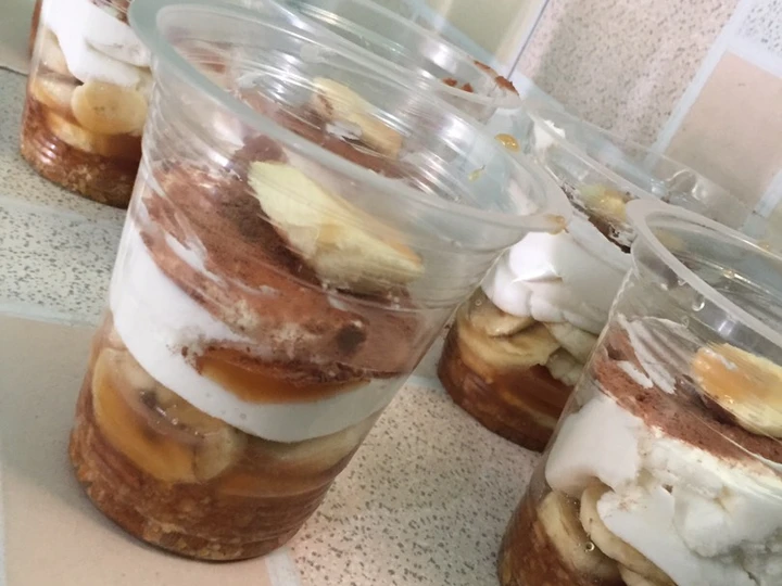 Cara Mudah Membikin Resep  Banofee Pie“Buyo” tanpa oven yang Sempurna, Bisa Manjain Lidah