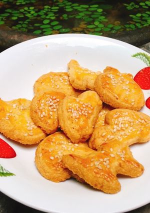 Hình của món Cookies Trứng Muối.