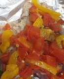 Filete de pescado empapelado