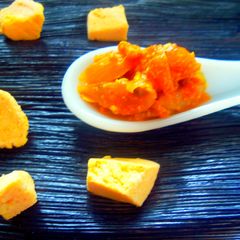 A picture of Scrambled Cottage cheese.