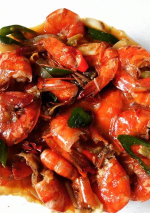 Foto resep Udang Galah Saus Tiram