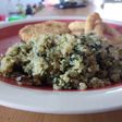 Quinoa con espinaca y champiñones