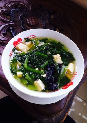 Foto resep Sayur cheisin sawi hijau + tahu putih