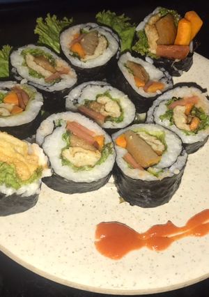 Foto resep Kimbap tradisional 😂😂