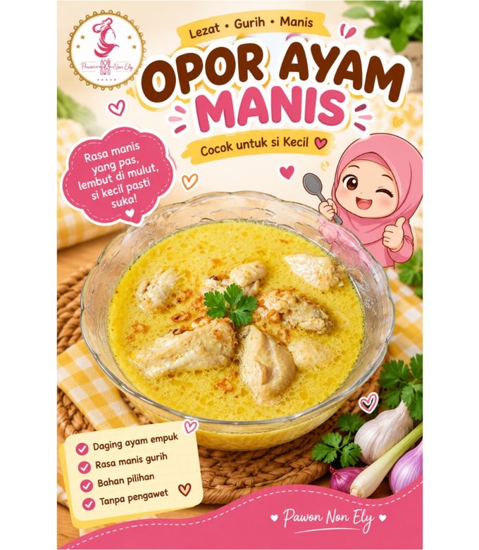 Foto resep Opor Ayam Manis untuk si Kecil