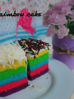 Foto resep Rainbow cake