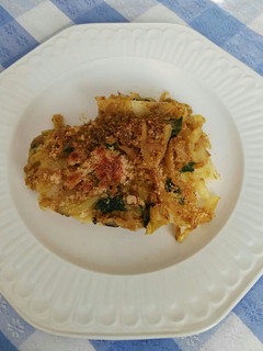 Una foto de Repollo gratinado con kale y patata
