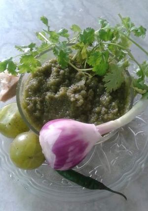 A picture of Sour And Sweet Amla Chutney.