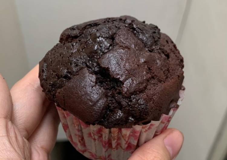 Cara Menyiapkan Crispy chocolate muffin/cupcake Enak dan Antiribet