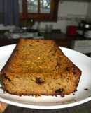 Budín de avena con manzana 🍏 y pasas (sin harina)