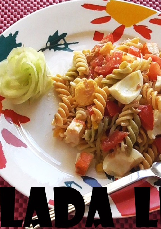 Una foto de Ensalada de espirales (light)