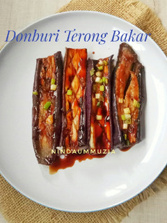 Foto resep Donburi Terong Bakar