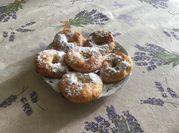 A picture of cottage cheese doughnut