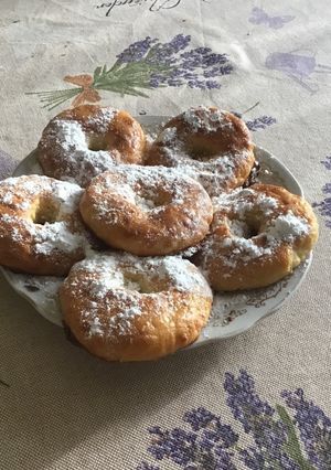 A picture of Cottage cheese donuts.
