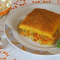 A picture of Fasting Vegetable Pie with Easy Homemade Dough.