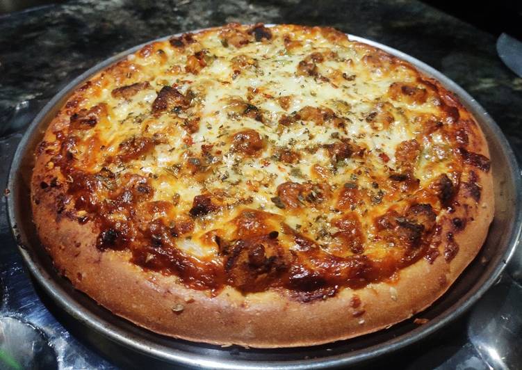 Chicken Pizza without oven