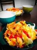 Pechuga de pollo salteada con salsa de chile al wok Japonés TORINOCHILESOUCE🇺🇾🇯🇵鶏チリ（鶏のチリソース煮）