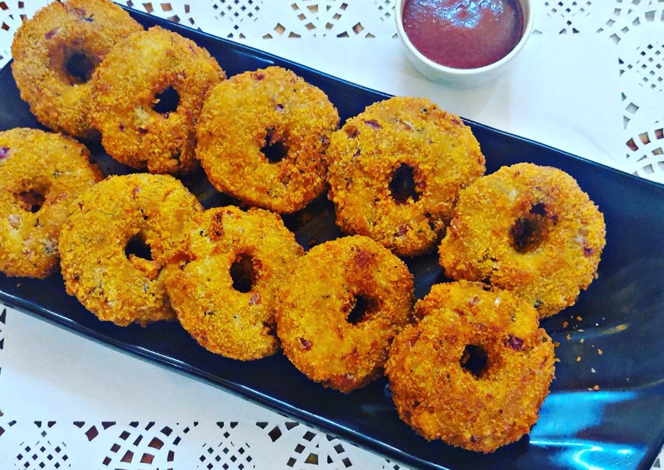 Poha Namkeen Donuts
