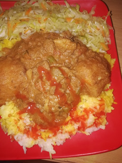 A picture of Beef biriani with a twist of vegetables.
