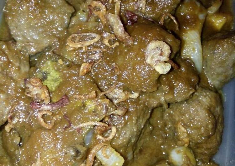 Hati sapi bumbu empal