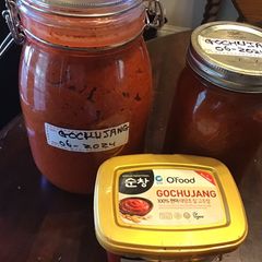 A picture of California Farm Gochujang Pepper Sauce from scratch.